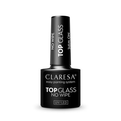 Gél lak CLARESA® TOP GLASS NO WIPE, 5g
