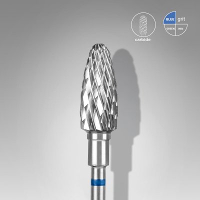 Staleks Karbidový brúsny nadstavec - “corn” blue - FT90B060/14