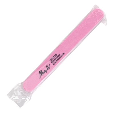 MollyLac penový pilník ružový 100/180 rovný
