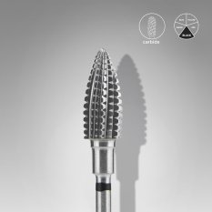 Staleks Karbidový brúsny nadstavec - “pine cone” black hard - FT110H060/14