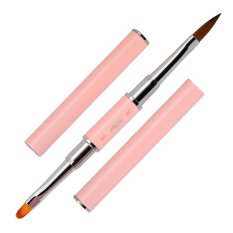Obojstranný štetec na gél č.4 a akryl č.6 - ružový