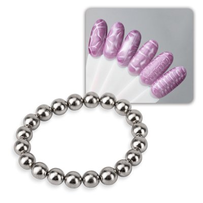 Magnet na Cat Eye koráliky - 5mm, 20ks