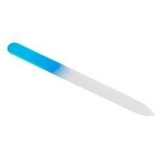 Skleněný pilník na nehty - modrý