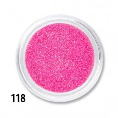 Glitrový prach -  ružový - 118