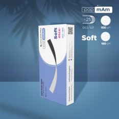 Staleks Expert 20 papmAm Soft Mix - Obojstranné pilníky na nechty 100/180,  25ks