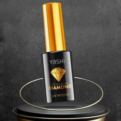 Gél lak YOSHI Top Tempered Diamond, 10ml