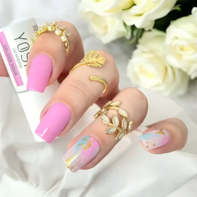 Gél lak YOSHI Pastel Paradise - Golden Hour 828, 6ml