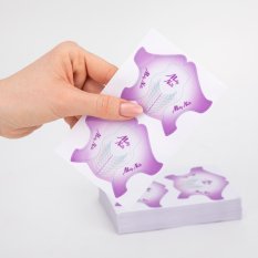 MollyNails Šablony na nehty Flexible fialové 200ks