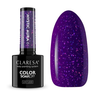 Gél lak CLARESA® MYSTIC AURA 6, 5g