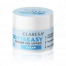 CLARESA® Stavebný gél na nechty SOFT & EASY Builder gel CLEAR, 12g