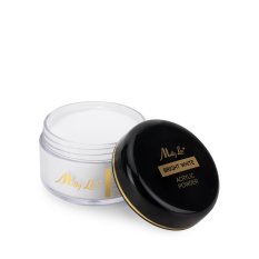 Akrylový prášek MollyLac - Bright White, 30g