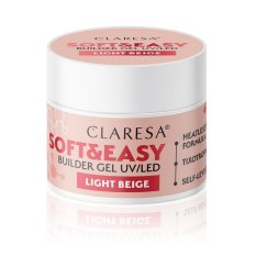 CLARESA® Stavebný gél na nechty SOFT & EASY Builder gel LIGHT BEIGE, 90g