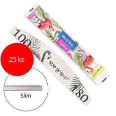 25x Pilník na nechty Aba Group Slim flamingo balený 100/180 - loďka