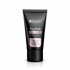 Silcare® POLYGEL Easy Shape SUGAR PINK SPARKLE, 30g