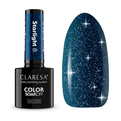 Gél lak CLARESA® Starlight 8, 5g