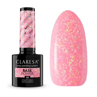 Gél lak CLARESA® Base Power 19, 5g