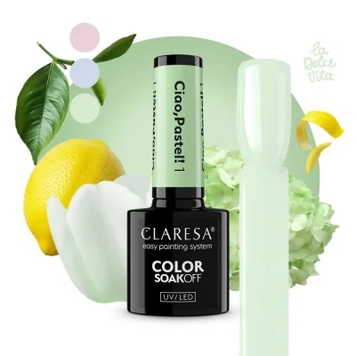 Gel lak CLARESA® Ciao, Pastel! 1, 5g