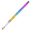 MollyLac Pro Gel Rainbow štetec na gél oválny veľkosť 4 č.2