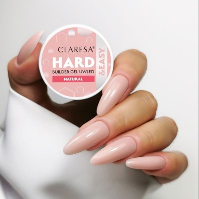 CLARESA® Stavebný gél na nechty HARD & EASY Builder gel NATURAL, 12g