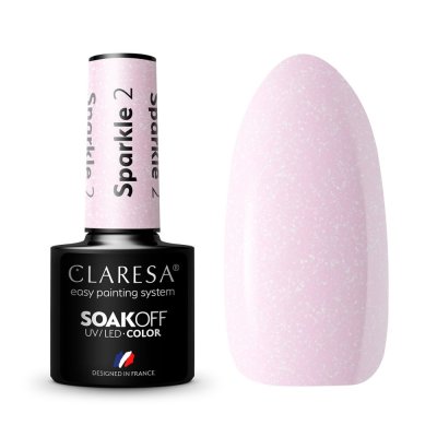 Gél lakk CLARESA® Sparkle 02, 5g
