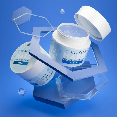 CLARESA® Stavebný gél na nechty HARD & EASY Builder gel CLEAR, 12g