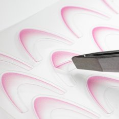 Nálepky na francúzsku manikúru Gradient French Ombre Light Pink SD-1930