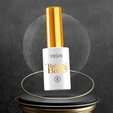 Gél lak YOSHI Rubber Base 8 - Clear, 10ml