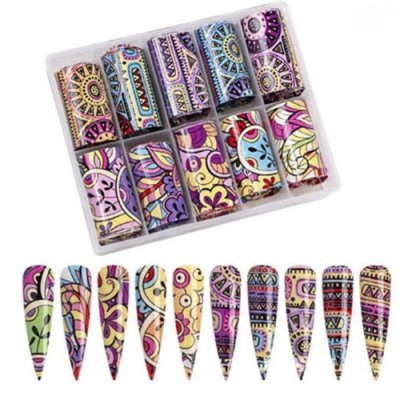 Transfer fólia Retro Paisley 100cm - 15