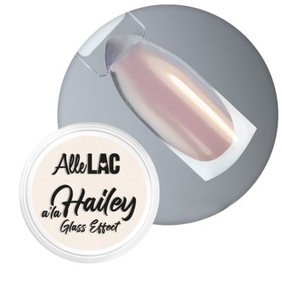 Leštiaci prášok na nechty A la Hailey glass effect č. 1