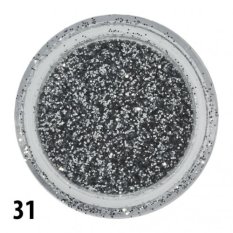 Csillámpor - ezüst - 31