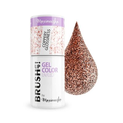 Gel lak BRUSH UP! Coppery Glossiness, 5g