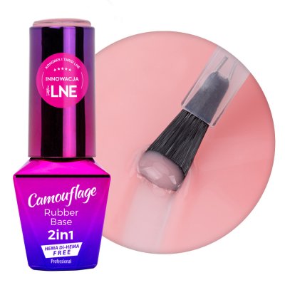MollyLac gél lak Rubber Base Skin Colour, 10g