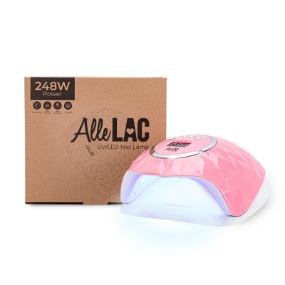 UV/LED Lampa AlleLac Y13 248W pink