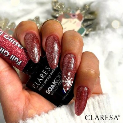 CLARESA® FULL GLITTER 5 gél lakk, 5g