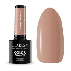 Gel lak CLARESA® NUDE GLOW Gummy Nude 4, 5g