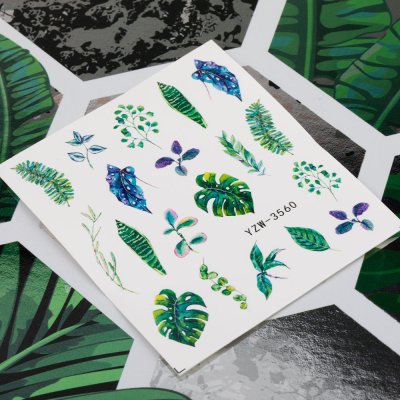 Vodolepky na nechty lístie YZW-3560