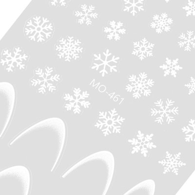 Köröm matricák - French Manicure - White MO-461