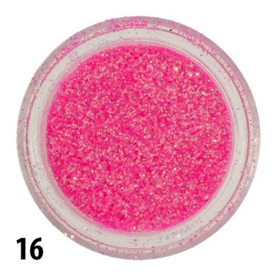 Glitrový prach - ružový - 16