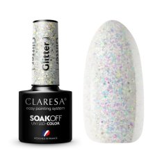 Gél lak CLARESA® GLITTER 01, 5g