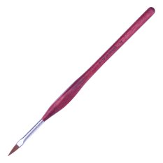 Ergonomikus akril ecset, barna, 4-es méret