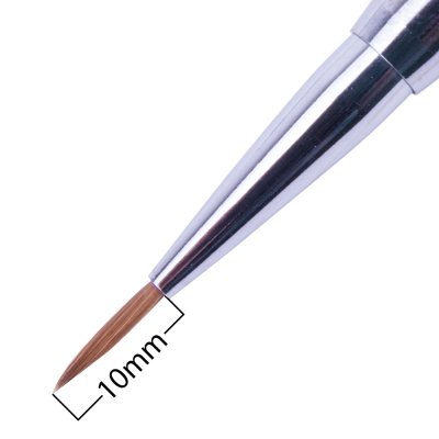 MollyLac Zdobiaci štetec čierny s vrchnákom 10mm č.2