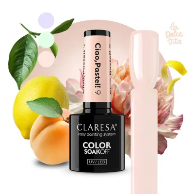 Gél lak CLARESA® Ciao, Pastel! 9, 5g