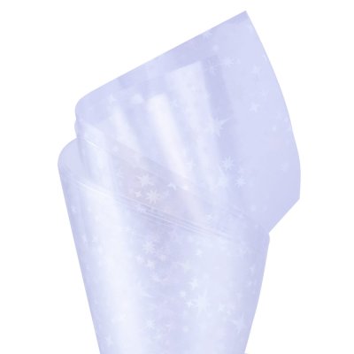 Transfer fólia biela, hviezdy 100cm - 8-29