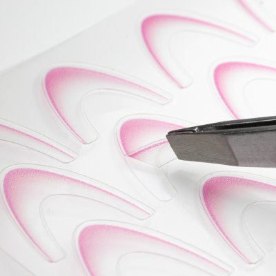 Nálepky na francúzsku manikúru Gradient French Ombre Light Pink SD-1930