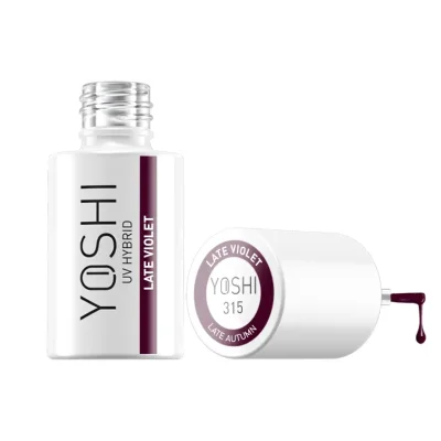 Gél lak YOSHI Late Autumn - Late Violet 315, 6ml
