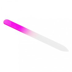 Skleněný pilník na nehty - růžový
