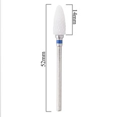 Keramický brúsny pedikúrny nadstavec Tirch Cylinder M 3/32"