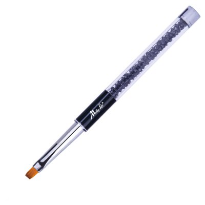 MollyLac Ecset gélhez fekete kupakkal 6-os szám, 8 mm