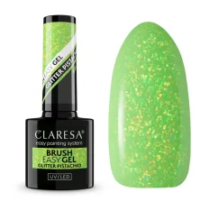 CLARESA® Brush Easy Gel GLITTER PISTACHIO, 5g