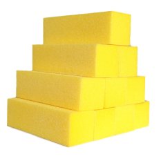 10 x žlutý blok na nehty 100/100